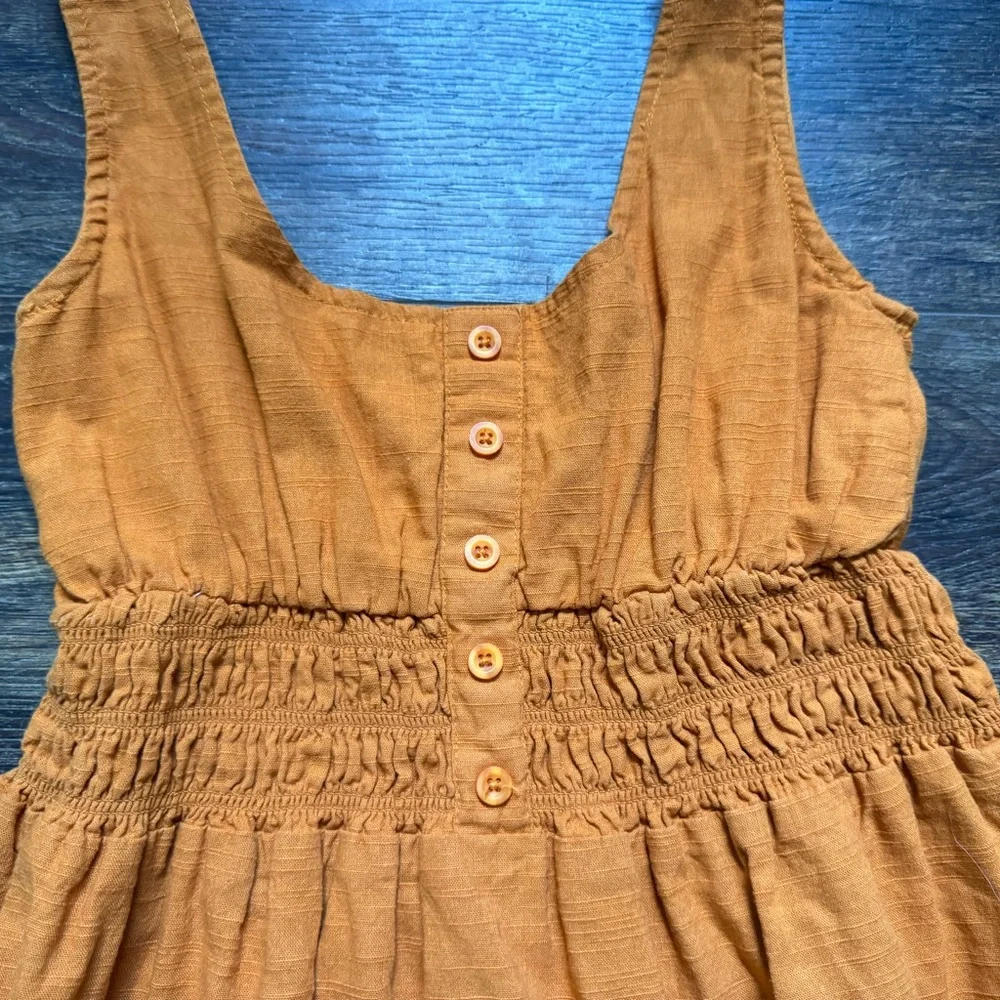 Urban Outfitters Orange Boho Mini Dress S